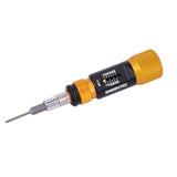 Y9RE Portable Torque Screwdriver 0.05-0.6Nm Tool Steel 1/4-inch Hex Bit Holder Adjustable Toruqe Screwdriver Lightweight