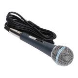 Home Wired Microphone High Fidelity Dynamic Microphone with 6.35mm Plug 50-18000Hz for Karaoke Singing TV Computer Speakers
