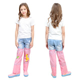 Kids Rain-proof Pants Rain Coat Chuva Poncho Impermeable Rain Pants Regenjacke Suit Cover Capa De Chuva Jas Hujan Chubasquero