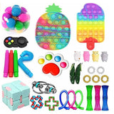 30PC Cheap Fidget Toys Anti Stress Set Strings Relief Pack Gift for Adults Children Figet Sensory Squishy Relief Antistress 2021