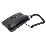 Landline Telephone Desktop Corded Fixed Phone Wall Mounted Telephone Support Flash Pause Mute Function for Home Office Hotel