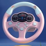 Multifunctional Steering Wheel Toy Kids Interactive Toys, with Sound Kids Electric Wheel Toy for Kids 3+ Boys Girls Children