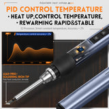 FNIRSI HS-01 Smart Electric Soldering Iron PD Adjustable Constant Temperature Fast Heat Portable Soldering Iron Station Kit 65W