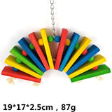 Pet Products Bird Supplies Parrot Gnawing Toys Diy Claw Paw Dumbbell color Wood Rope Grinding Swing Station Ladder String toy