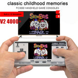 FC3000 V2 Retro Handheld Video Game Console Built-in 4000+ Classic Games Portable Console Support 10 Formats Game AV Out Put