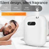 600m3 Timing Schedule Double Use Frggrance Aroma Machine Essential Oil Scent Diffuser 200ml Battery/Electric Oil Sprayer White