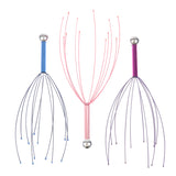 Head Relax Massager Head Hair Held Scalp Neck Equipment Stress Release Relax Massager Physician Steel Ball Massager