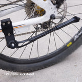 Bike Kickstand Parts City Outdoor Universal Non Slip Mountain Bicycle Aluminum Alloy Adjustable Length Center Mount Road Cycling