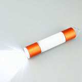 USB Charging Aluminum Alloy LED Portable Telescopic Flashlight Multifunctional Household Camping Tent Emergency Light