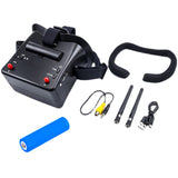 NEW RHD430 4.3 inch 5.8G 800x480 40CH DVD Built-in Battery High-definition Head-mounted FPV Video Glasses For RC Drone