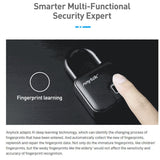 Smart Fingerprint Padlock IP65 Water &amp; Dust Proof Intelligent Lock Anti-Theft Keyless Electronic Lock For Cabinet Backpack Bike