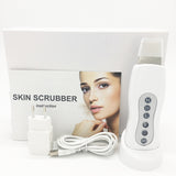 Ultrasonic Skin Scrubber Cleaner Face Cleaning Acne Removal Facial Spa Massager Ultrasound Exfoliator Peeling Massage Machine