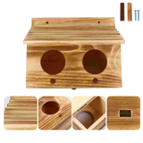 Parrot Lovebirds Bird Breeding Box Parakeet Nest Box Cage Wood House Mating Box #h10