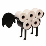 Sheep Decorative Toilet Paper Holder Free-Standing Tissue Storage Paper Roll Stand Storage Black Home Bathroom Decorations