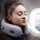Electric Neck Massage Pillow Memory Foam 3D All-round Support With Heat Deeper Pressing Effectively Soothe Achy Muscles