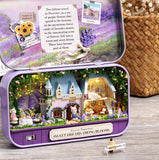 Box Theatre Diy Wooden House for Dolls Miniature Home 13 Styles Nostalgic Theme Doll House Furniture Accessories Toys for Kids