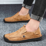 Men Hand Stitching Soft Comfort Shoes 7002