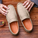 Men Hand Stitching Soft Comfort Shoes 8003