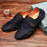 Men Hand Stitching Soft Comfort Shoes 8002