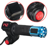 Dropship-E-Bike Universal 24V 36V 48V E-Bike Electric Scooter Digital Meter Handlebar Throttle Handlebar Grips
