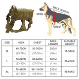 Military Tactical Dog Harness K9 For Large Medium Dogs German Shepherd working training Hunting vest harnesses dog accessories