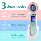 Blackhead Remover Vacuum With Electric Facial Cleansing Brush Rechargeable Face Spin Brush Facial Pore Cleanser SkinCare Machine