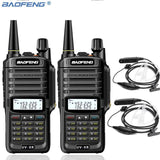 2pcs Baofeng UV-XR 10W High Power IP67 Waterproof Two Way Radio  Dual Band Handheld Walkie Talkie for Hunting UV-9R UV-9R plus