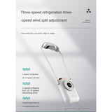 Semiconductor Refrigeration Hanging Neck Fans Mini Portable USB Fan Handheld Desktop Multi Function Charge Fan