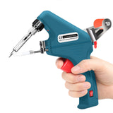 60W 100W Heat Solder Gun Soldering Iron Electric Gun Welding Solder Wire Kit Tin Feeding Repair Tool Rework Station Blue