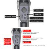 Smart Phone Stabilizer 3-axis Bluetooth Handheld Gimbal Stabilizer Selfie Stick Tripod for Smartphone Gopro Camera