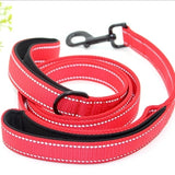 Dog leash Nylon High quality 1.5m Double-layer reflective traction rope safety small big german shepherd bulldog dog accessories