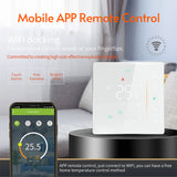 WiFi Smart Thermostat Temperature Controller Weekly Programmable Touch Control/ Mobile APP/ Voice Control for Water Heating 5A