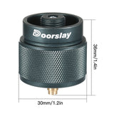 Doorslay Camping Stove Adapter Propane Small Tank Adapter Gas Tank Converter Outdoor Cylinder Canister Adapter