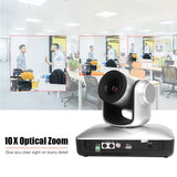 Aibecy HD Video Conference Cam Camera Full HD 1080P Auto Focus 10X Optical Zoom with 2.0 USB Web Cable Remote Control