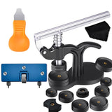 16Pcs Watch Press Tool  for Watch Back Remover Closer Repair with Watch Battery Replacement Kit Fitting Dies 85LB