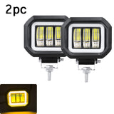 5 Inch 6D Lens Round Square Led Work Light For Car 4WD ATV SUV UTV Trucks Niva 4x4 Offroad Motorcycle 12V 24V Driving Fog Lights