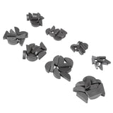 80PCS 8Size Stainless Steel Key Assortment Set Metric Half Moon Shaft Drive Fasteners Mechanical Industry Different Size