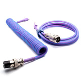 Custom Coiled USB C Cable for Gaming Keyboard Mechanical Keyboard Coiled Cable Computer Aviation Connector Mechanical Keyboard