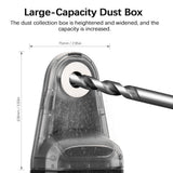 MAYILON Electric Drilling Dust Collector Laser Level 2 In 1 Household Wall Electric Suction Vacuum Drilling Dust Collector