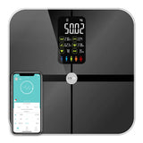 Scales for Body Weight and Fat Lescale Large Display Weight Scale High Accurate Body Fat Scale Digital Bluetooth Bathroom Scale