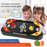 2 In 1 Desktop Soccer Ice Hockey Games 2 Players Battle Mini Table Indoor Sport Parent-kid Interaction Children Educational Gift