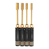 4pcs 4.0/5.5/7.0/8.0mm Hexagonal Titanium Screwdriver Tool Set For RC Model