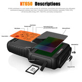 NT650 Elite OBD2 Automotive ScannerABS SRS DPF Maintenance Instrument Automotive Failure Detector 12V 5W