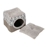 Pet Dog Cat Bed Soft Nest Dual Use Cat Sleeping Bed Pad with Pillow Pet Cozy Beds Kennel for Small Dogs Cats Puppy Pet Supplies