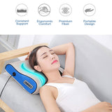 Heating Massage Pillow Neck Shoulder Head Back Body Electric Massage Pillow Shiatsu Kneading Device Cervical Health Massageado