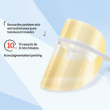 3-Color Led Phototherapy Mask Anti-Acne And Anti-Wrinkle Spa Facial Care Instrument Beauty Instrument Facial Skin Care Tool