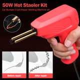50W Plastic Welder Gun Hot Stapler PVC Welding Machine Soldering Iron for Plastic Staple Car Bumper Repair Tools for Workshop