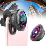 2022.Full Frame Fisheye Wide Macro Camera Screen Mobile Phone Lens 238 Degree Stereoscopic Photo Lens 7.5mm Angle Field