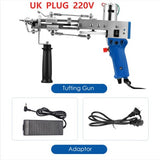Tufting Gun 2 IN 1 Electric Carpet Tufting Gun Carpet Weaving Flocking Machines Can Do Both Cut Pile and Loop Pile Hand Gun
