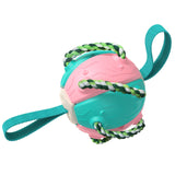Outdoor Training Dog Toys Frisbee Football Bite Resistance Toy for Dogs Pet Products Plush Accessories Supplies Interactive Home